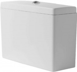 DURAVIT - Starck 3 Splachovací nádrž 48x21 cm, připojení dole vlevo, bílá (0928100005)