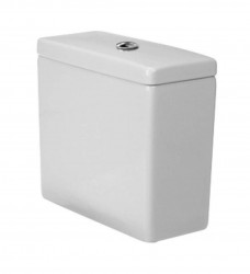 DURAVIT - Starck 3 Splachovací nádrž, připojení dole vlevo, alpská bílá (0932000001)