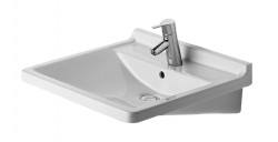 DURAVIT - Starck 3 Umyvadlo 60x55 cm, s 1 otvorem pro baterii, bílá (0309600000)
