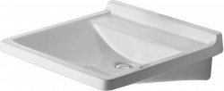 DURAVIT - Starck 3 Umyvadlo Med, 60x55 cm, bez otvoru pro baterii, bílá (0312600000)