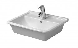 DURAVIT - Starck 3 Umyvadlo nábytkové 56x47 cm, s 1 otvorem pro baterii, bílá (0302560000)