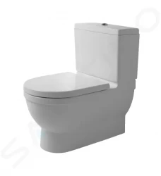 DURAVIT - Starck 3 WC kombi mísa, Vario odpad, s HygieneGlaze, alpská bílá (2104092000)