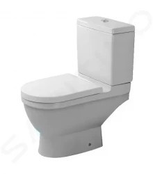 DURAVIT - Starck 3 WC kombi mísa, zadní odpad, s HygieneGlaze, alpská bílá (0126092000)