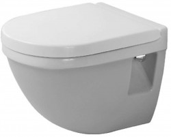 DURAVIT - Starck 3 Závěsné WC, WonderGliss, bílá (22020900001)