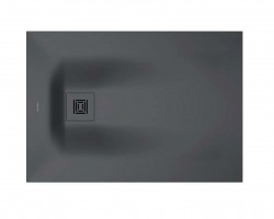DURAVIT - Sustano Sprchová vanička, 100x70 cm, DuraSolid, matná tmavě šedá (720272650000000)