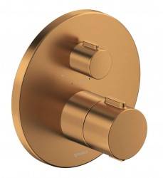 DURAVIT - Termostatická baterie pod omítku, kartáčovaný bronz (TH4200016004)