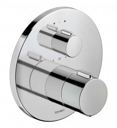 DURAVIT - Termostatická baterie pod omítku, pro 2 spotřebiče, chrom (TH4200014010)