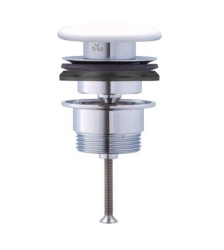 DURAVIT - Umyvadlová výpusť, ClickClack, matná bílá (0050793200)