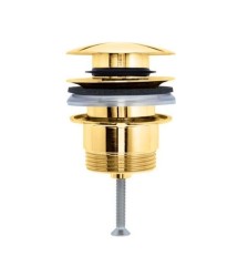 DURAVIT - Umyvadlová výpusť, ClickClack, zlatá (0050523400)