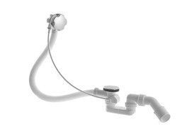 DURAVIT - Vanová odtoková a přepadová souprava, bovden, chrom (791287000001000)