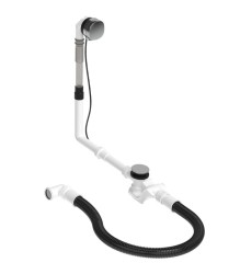 DURAVIT - Vanová odtoková a přepadová souprava, chrom (792219000001000)