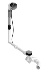 DURAVIT - Vanová odtoková a přepadová souprava s napouštěním, bovden, chrom (792203000001000)