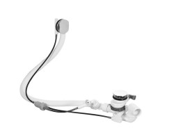 DURAVIT - Vanová odtoková a přepadová souprava s napouštěním, chrom (791231000001000)