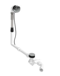 DURAVIT - Vanová odtoková a přepadová souprava s napouštěním, chrom (792217000001000)