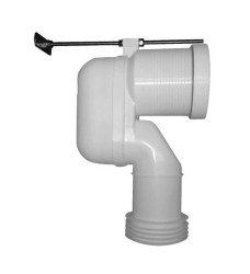 DURAVIT - Vario připojovací koleno pro WC, spodní odpad (8990250000)