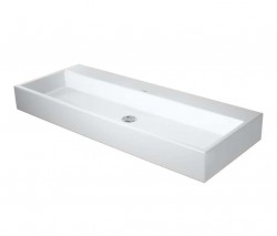 DURAVIT - Vero Air Dvojumyvadlo 120x47 cm, bez přepadu, bez otvoru pro baterii, bílá (2350120070)