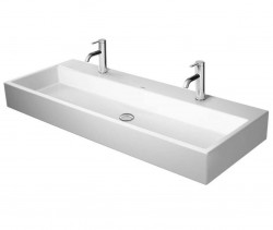 DURAVIT - Vero Air Dvojumyvadlo nábytkové 120x47 cm, bez přepadu, s otvory pro baterie, bílá (2350120072)