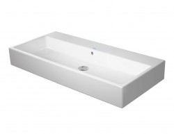 DURAVIT - Vero Air Umyvadlo 100x47 cm, s přepadem, bez otvoru pro baterii, bílá (2350100060)