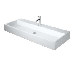 DURAVIT - Vero Air Umyvadlo 120x47 cm, bez přepadu, otvor pro baterii, bílá (2350120071)