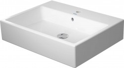 DURAVIT - Vero Air Umyvadlo 60x47 cm, s přepadem, otvor pro baterii, bílá (2350600000)