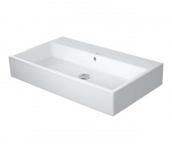 DURAVIT - Vero Air Umyvadlo 80x47 cm, s přepadem, bez otvoru pro baterii, bílá (2350800060)