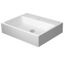 DURAVIT - Vero Air Umyvadlová mísa 60x47 cm, bez přepadu, bez otvoru pro baterii, bílá (2352600070)