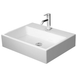 DURAVIT - Vero Air Umyvadlová mísa 60x47 cm, bez přepadu, otvor pro baterii, bílá (2352600041)