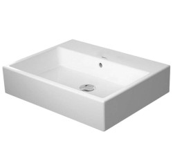 DURAVIT - Vero Air Umyvadlová mísa 60x47 cm, s přepadem, bez otvoru pro baterii, bílá (2352600060)