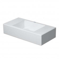 DURAVIT - Vero Air Umývátko 50x25 cm, bez přepadu, bez otvoru pro baterii, WonderGliss, bílá (07245000001)