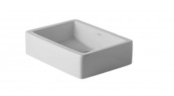 DURAVIT - Vero Umyvadlo na desku, 50x38 cm, bez přepadu, s WonderGliss, bílá (04555000001)