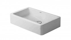 DURAVIT - Vero Umyvadlo na desku, 60x38 cm, bez přepadu, bez otvoru pro baterii, bílá (0455600000)
