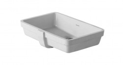 DURAVIT - Vero Umyvadlo zápustné 49x32 cm, s přepadem, WonderGliss, bílá (03304800001)