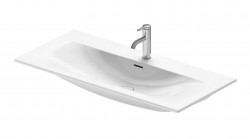 DURAVIT - Viu Umyvadlo 103x49 cm, s přepadem, s otvorem pro baterii, bílá (2344100000)