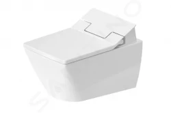 DURAVIT - Viu Závěsné WC pro bidetové sedátko SensoWash, Rimless, DuraFix, bílá (2511590000)