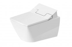 DURAVIT - Viu Závěsné WC pro bidetové sedátko SensoWash, Rimless, DuraFix, bílá (2511590000)