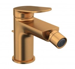 DURAVIT - Wave Bidetová baterie s výpustí, kartáčovaný bronz (WA2400001004)