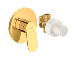 DURAVIT - Wave Sprchová baterie pod omítku, s tělesem, zlatá (WA4210007034)