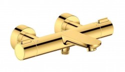 DURAVIT - Wave Termostatická vanová baterie, zlatá (WA5220000034)