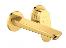 DURAVIT - Wave Umyvadlová baterie pod omítku, 2-otvorová instalace, zlatá (WA1070004034)