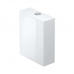DURAVIT - White Tulip Splachovací nádrž 37x15 cm, připojení vlevo, bílá (0933100005)