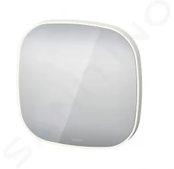 DURAVIT - Zencha Zrcadlo s LED osvětlením, 500x500x50 mm, matná bílá (ZE7055000000000)