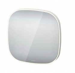 DURAVIT - Zencha Zrcadlo s LED osvětlením, 50x50x5 cm, matná bílá (ZE7055000000000)