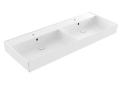 Dvojumyvadlo SAT Infinitio 120,4x46,5 cm dva otvory pro baterii SATINF212046 (SATINF212046)