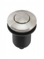 EcoMaster Samostatné pneutlačítko kulaté Matný nerez (8596220000811)