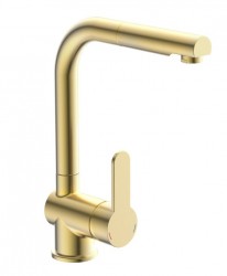 Eisl - Dřezová stojánková baterie s výsuvnou sprškou LONDON zlatá 79770 (79770)