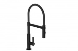 Eisl - Dřezová stojánková baterie s výsuvnou sprškou MIAMI černá 79147 (79147)