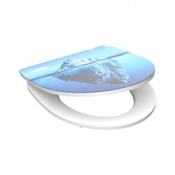 Eisl - Duroplastové sedátko se zpomalovacím mechanismem HG SOFT-CLOSE Ledová hora (82579)