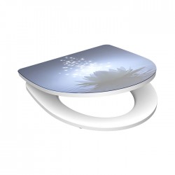 Eisl - Duroplastové sedátko se zpomalovacím mechanismem HG SOFT-CLOSE WATER LILY (82582)