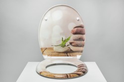 Eisl - Duroplastové sedátko se zpomalovacím mechanismem SOFT-CLOSE STONE PYRAMID (82380STONEPYRAMID)