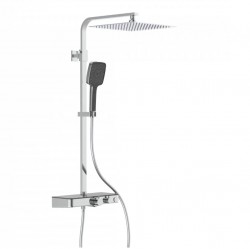 Eisl - Sprchový set s policí včetně termostatické baterie OCEAN, chrom/antracit 60531 (60531)